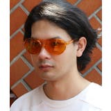 クリアオレンジ×ライトオレンジ | ティアドロップ サングラス メンズ ビッグフレーム | 8(eight)