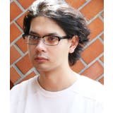 ブラック×クリア | ウェリントンサングラス メンズ 黒縁 伊達メガネ | 8(eight)