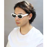 キャットアイサングラス メンズ レディース 黒ブチ眼鏡 伊達めがね   | 8（eight）  | 詳細画像1 