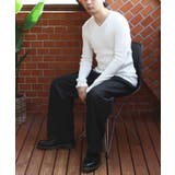 ニットセーター メンズ ニット セーター 長袖 Vネック シンプル  | 8（eight）  | 詳細画像8 