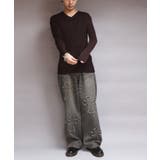 ニットセーター メンズ ニット セーター 長袖 Vネック シンプル  | 8（eight）  | 詳細画像84 