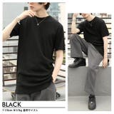 ワッフルロング丈Tシャツ メンズ 半袖 | 8(eight) | 詳細画像3