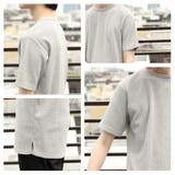 ワッフルロング丈Tシャツ メンズ 半袖 | 8(eight) | 詳細画像8