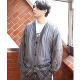 ブルー | カーディガン メンズ レースカーディガン | 8(eight)