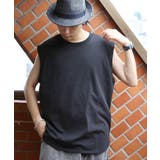 ブラック | ノースリーブ メンズ 無地 | 8(eight)