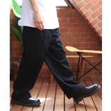 ブラック | ワイドチノパン メンズ レディース チノパンツ サルエルパンツ | 8(eight)