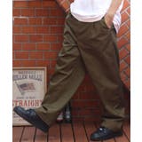オリーブ | ワイドチノパン メンズ レディース チノパンツ サルエルパンツ | 8(eight)