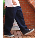 ネイビー | ワイドチノパン メンズ レディース チノパンツ サルエルパンツ | 8(eight)