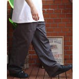 チャコールグレー | ダブルニーワイドパンツ メンズ チノパン ワークウェア アメカジ | 8(eight)