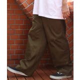 オリーブ | ダブルニーワイドパンツ メンズ チノパン ワークウェア アメカジ | 8(eight)