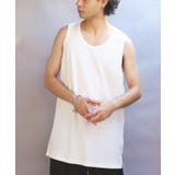 オフホワイト | タンクトップ メンズ ノースリーブ 無地 ワッフル インナー | 8(eight)