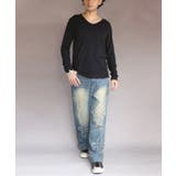 長袖Tシャツ Vネック メンズ ロングTシャツ ロンT インナー  | 8（eight）  | 詳細画像12 
