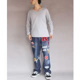 Uネック長袖Tシャツ メンズ ロングTシャツ ロンT インナー  | 8（eight）  | 詳細画像35 