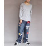 Uネック長袖Tシャツ メンズ ロングTシャツ ロンT インナー  | 8（eight）  | 詳細画像37 