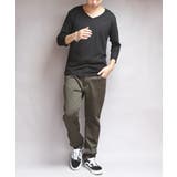 Vネック７分袖Tシャツ メンズ Ｔシャツ ７分袖 Vネック T/Cフライス | 8（eight）  | 詳細画像15 