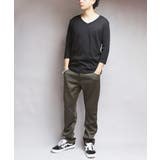 Vネック７分袖Tシャツ メンズ Ｔシャツ ７分袖 Vネック T/Cフライス | 8（eight）  | 詳細画像17 