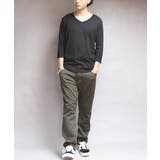 Vネック７分袖Tシャツ メンズ Ｔシャツ ７分袖 Vネック T/Cフライス | 8（eight）  | 詳細画像19 