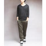 Vネック７分袖Tシャツ メンズ Ｔシャツ ７分袖 Vネック T/Cフライス | 8（eight）  | 詳細画像20 
