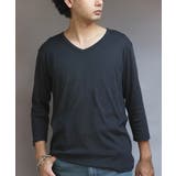 Vネック７分袖Tシャツ メンズ Ｔシャツ ７分袖 Vネック T/Cフライス | 8（eight）  | 詳細画像23 