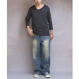 Vネック７分袖Tシャツ メンズ Ｔシャツ ７分袖 Vネック T/Cフライス | 8（eight）  | 詳細画像28 