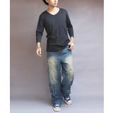 Vネック７分袖Tシャツ メンズ Ｔシャツ ７分袖 Vネック T/Cフライス | 8（eight）  | 詳細画像29 