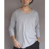 Vネック７分袖Tシャツ メンズ Ｔシャツ ７分袖 Vネック T/Cフライス | 8（eight）  | 詳細画像35 