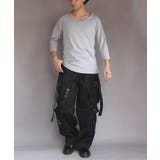 Vネック７分袖Tシャツ メンズ Ｔシャツ ７分袖 Vネック T/Cフライス | 8（eight）  | 詳細画像40 