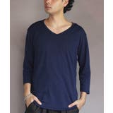 Vネック７分袖Tシャツ メンズ Ｔシャツ ７分袖 Vネック T/Cフライス | 8（eight）  | 詳細画像45 