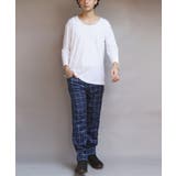 Uネック７分袖Tシャツ メンズ Tシャツ ７分袖 Uネック T/Cフライス | 8（eight）  | 詳細画像15 