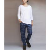 Uネック７分袖Tシャツ メンズ Tシャツ ７分袖 Uネック T/Cフライス | 8（eight）  | 詳細画像16 