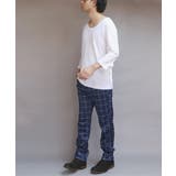 Uネック７分袖Tシャツ メンズ Tシャツ ７分袖 Uネック T/Cフライス | 8（eight）  | 詳細画像10 