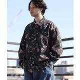 ボタニカルブラック | シャツ メンズ 総柄 | 8（eight） 
