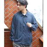 パターンネイビー | シャツ メンズ 総柄 | 8（eight） 