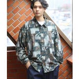 モダンアートブラウン | シャツ メンズ 総柄 | 8（eight） 