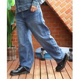 ワイドデニム メンズ ジーンズ ワイドフィット5Pパンツ Hanes  | 8（eight）  | 詳細画像3 