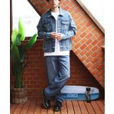 ワイドデニム メンズ ジーンズ ワイドフィット5Pパンツ Hanes  | 8（eight）  | 詳細画像5 