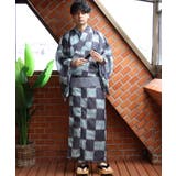 2 | 浴衣 メンズ 格子 浴衣 単品 総柄 夏 夏祭り 花火大会に  | 8（eight） 