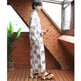 浴衣 メンズ 格子 浴衣 単品 総柄 夏 夏祭り 花火大会に  | 8（eight）  | 詳細画像11 