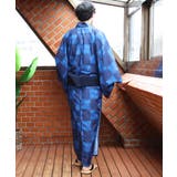 浴衣 メンズ 格子 浴衣 単品 総柄 夏 夏祭り 花火大会に  | 8（eight）  | 詳細画像17 