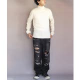 カシミヤタッチタートルネック ニットセーター メンズ ニット | 8(eight) | 詳細画像6