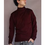 ワイン | カシミヤタッチタートルネック ニットセーター メンズ ニット | 8(eight)