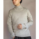モクグレー | カシミヤタッチタートルネック ニットセーター メンズ ニット | 8(eight)