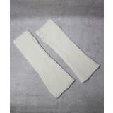 ホワイト | カシミヤタッチアームカバー メンズ レディース アームウォーマー | 8(eight)