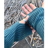 インクブルー | カシミヤタッチアームカバー メンズ レディース アームウォーマー | 8(eight)