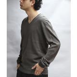 カシミヤタッチ ニット メンズ セーター Vネック インナー | 8（eight）  | 詳細画像30 