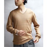 ベージュ | カシミヤタッチ ニット メンズ セーター Vネック インナー | 8（eight） 