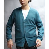 インクブルー | ニット カーディガン カシミヤタッチ メンズ カーディガン 通勤 | 8(eight)