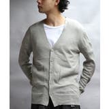 モクグレー | ニット カーディガン カシミヤタッチ メンズ カーディガン 通勤 | 8(eight)