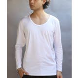 ストレッチUネックロンT メンズ Tシャツ 裏起毛 ユニセックス | 8（eight）  | 詳細画像2 
