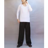 ストレッチUネックロンT メンズ Tシャツ 裏起毛 ユニセックス | 8（eight）  | 詳細画像4 